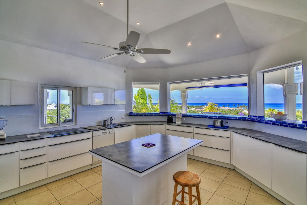 Location villa Saint Martin Terres Basses - villa 4 chambres 8 personnes - A 300m de la plage de Baie aux Prunes - Piscine et Vue mer (18)